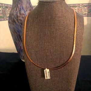 Rose Gold Faceted Neck Cuff